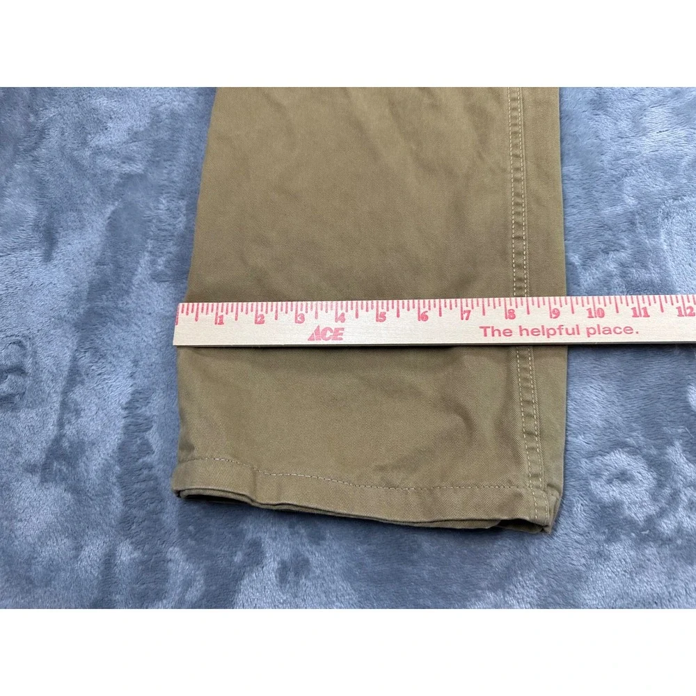 Polo Ralph Lauren Mens Authentic Dungarees Khaki Tan Twill Pants 40x30 Straight